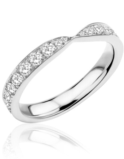 Style #1002 Diamond Wedding Band in Platinum